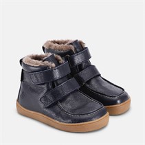 Bundgaard Kinder Mocca Riemen Lamm Tex Stiefel Marineblau VB