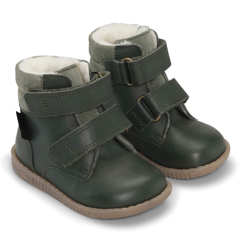 Bundgaard Kinder Kaninchen Riemen Tex Stiefel Flaschengrün