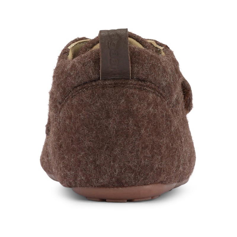 Bundgaard Kinder Tannu Wolle Hausschuhe Braun