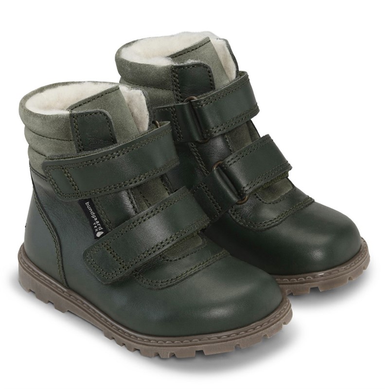 Bundgaard Bottes Tokker Tex Enfant Vert Bouteille