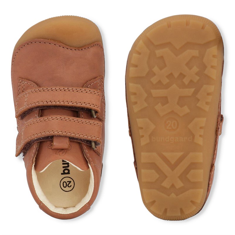 Bundgaard Petit strap buty dla niemowlaka kolor Cognac Ws