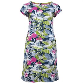 weird fish biscayne printed jersey dress