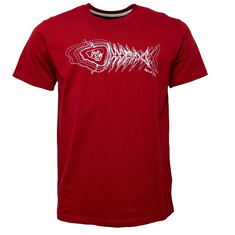 Buy Weird Fish Mens Scribble Graphic Print TShirt Chilli Pepper