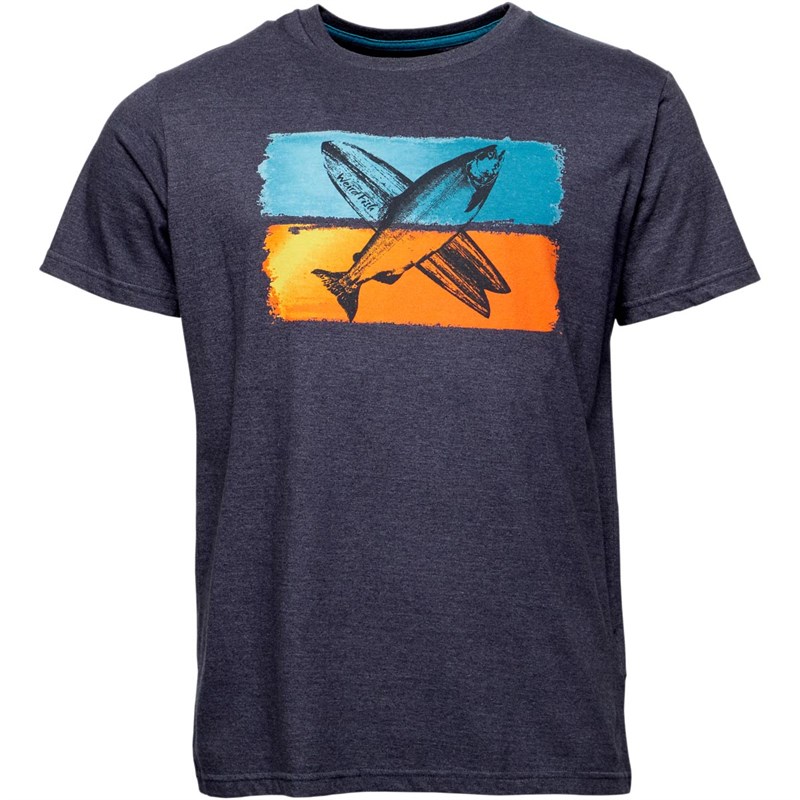 Buy Weird Fish Mens Fish Surf Graphic Print TShirt Navy