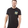 Weird Fish Mens Troubled Water Organic Artist T-Shirt Black
