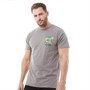 Weird Fish Herre Troubled Water Organic Artist T-shirts Grå