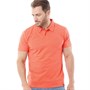 Weird Fish Mens Jetstream Eco Branded Polo Hot Coral