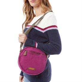 Buy Weird Fish Womens Stanton Washed Canvas Cross Body Bag Boysenberry