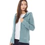 Weird Fish Womens Weylin Full Zip Hooded Macaroni Fleece Sea Green