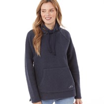 Weird Fish Womens Carmel Popover Classic Macaroni Fleece Navy