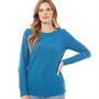 Weird Fish Dame Monsaraz Garment Dyed Sweatshirts Blå