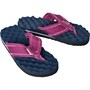 Weird Fish Womens Cayman Waffle Flip Flops Navy
