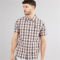 Weird Fish Mens Sunnymead Checked Short Sleeve Shirt Mango