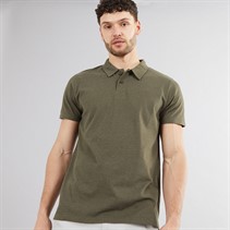 Weird Fish Mens Current Polo Dark Olive