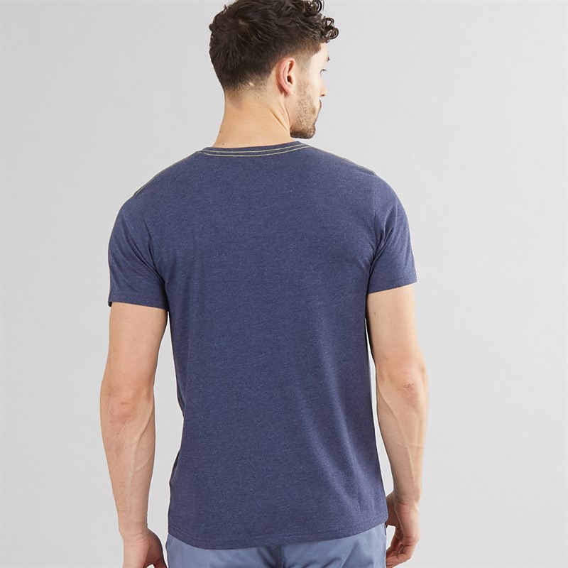 Weird Fish Mens Counterflow T-Shirt Dark Blue