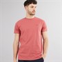 Weird Fish Mens Angular T-Shirt Rosewood