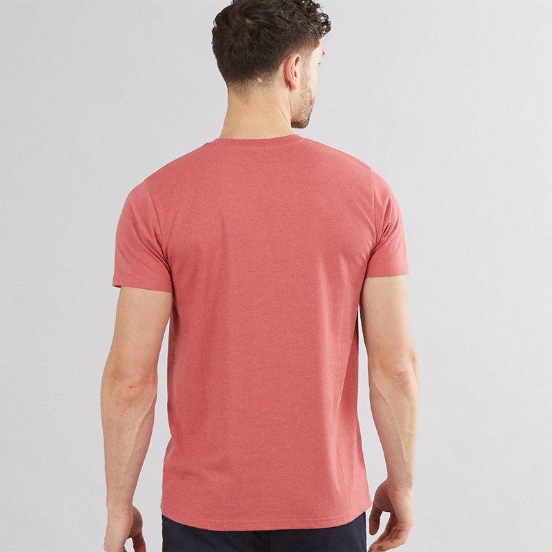 Weird Fish Mens Angular T-Shirt Rosewood