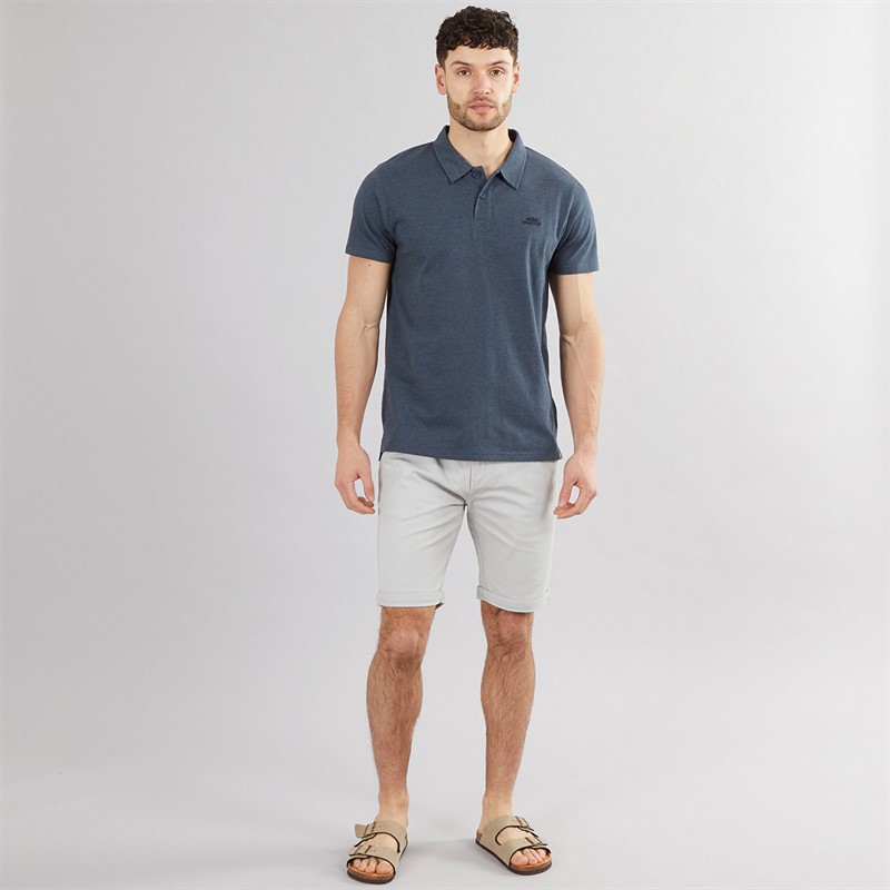Weird Fish Mens Current Polo Navy