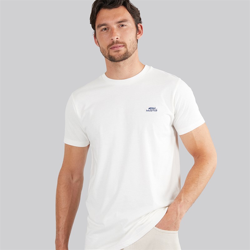 Weird Fish Mens Bait T-Shirt Chalk