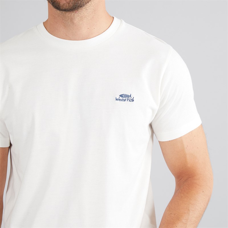 Weird Fish Mens Bait T-Shirt Chalk