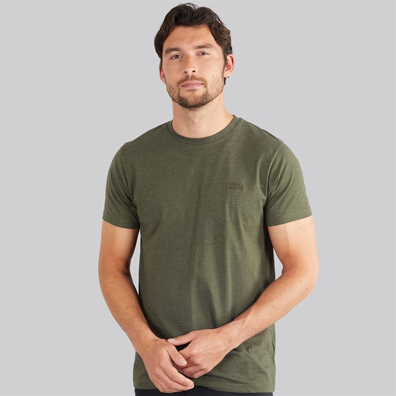 Weird Fish Mens Bait T-Shirt Fir Green