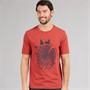 Weird Fish Mens Timber Graphic T-Shirt Nut