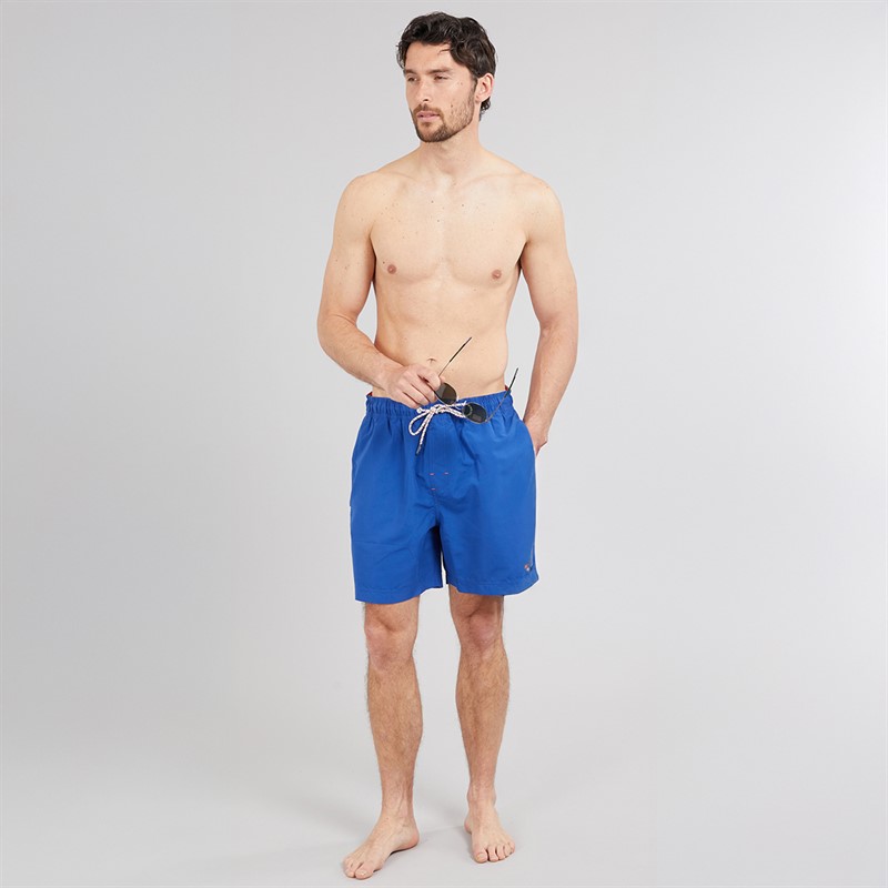 Weird Fish Mens Spinner Swim Shorts Mazarine Blue