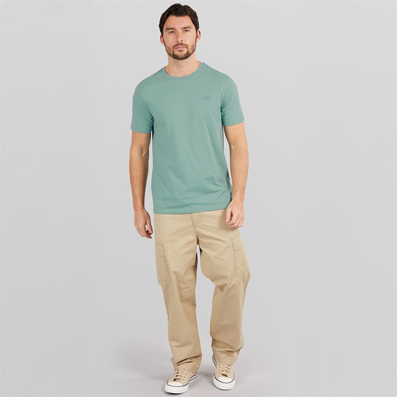 Weird Fish Mens Bait Branded T-Shirt Mineral Blue