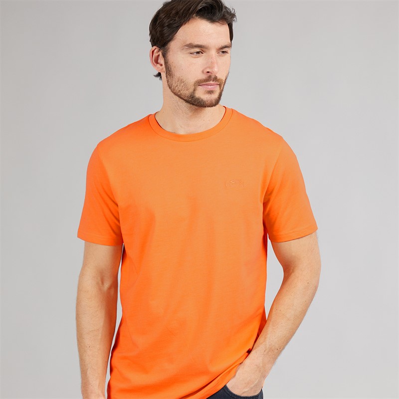 Weird Fish Mens Bait Branded T-Shirt Pumpkin