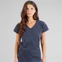 Weird Fish Womens Astrid T-Shirt Navy