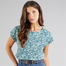 Weird Fish Womens Haisley T-Shirt Deep Teal Dpteal