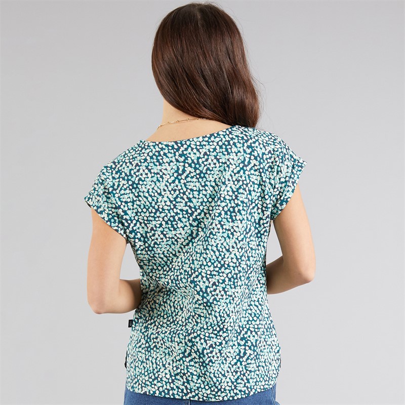 Weird Fish Womens Haisley T-Shirt Deep Teal Dpteal