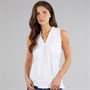 Weird Fish Womens Elexis Vest White