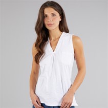 Weird Fish Womens Elexis Vest White