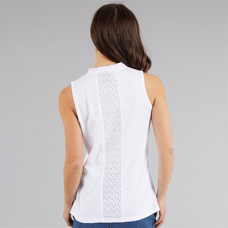 Weird Fish Womens Elexis Vest White