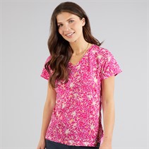 Weird Fish Womens Starlie T-Shirt Gerbera