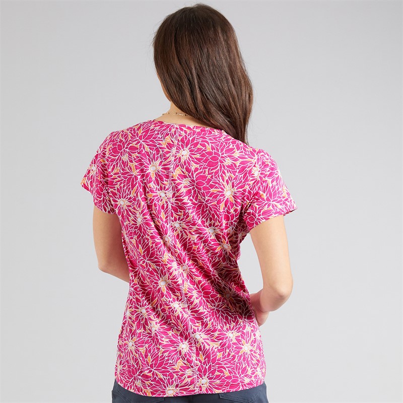 Weird Fish Womens Starlie T-Shirt Gerbera