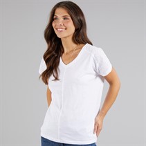 Weird Fish Womens Astrid T-Shirt White