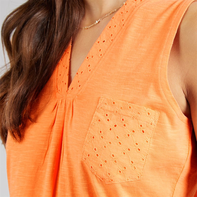 Weird Fish Womens Elexis Vest Sorbet