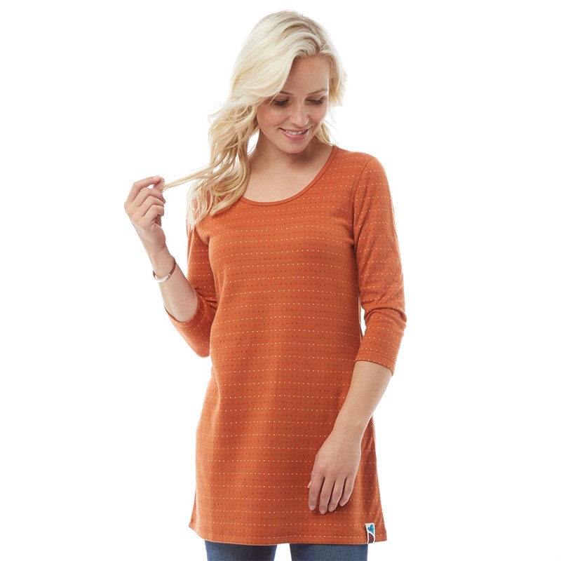 Buy Weird Fish Womens Hayley Reversible Tunic Mango