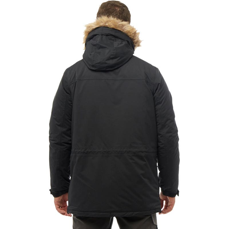 Buy Trespass Mens Jaydin Insulated Waterproof Parka Jacket Black