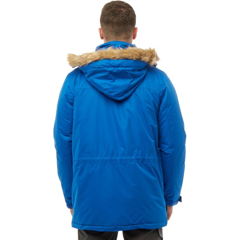 trespass mens jaydin insulated waterproof parka