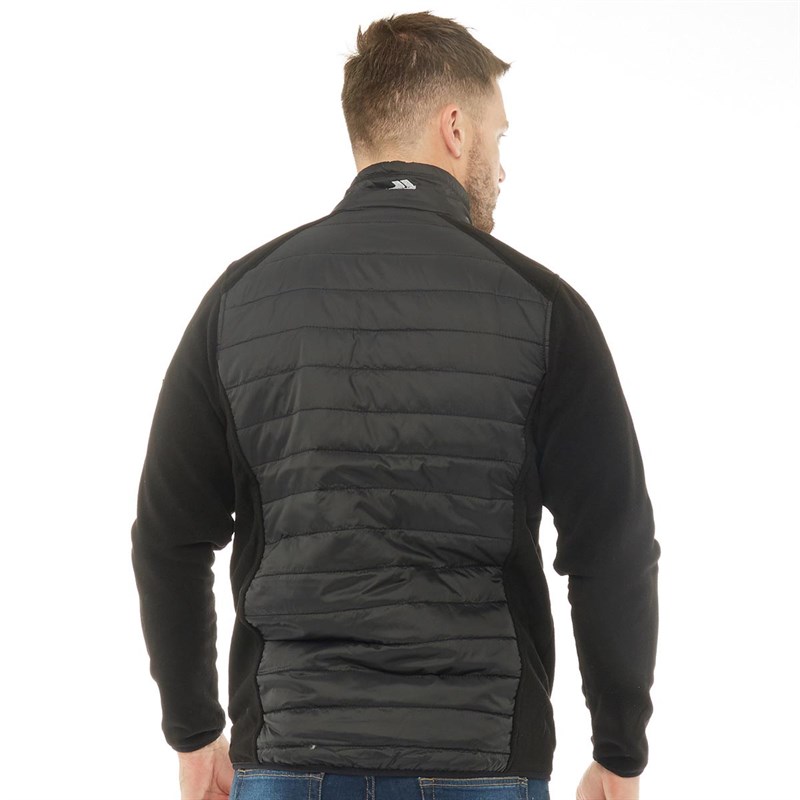 Buy Trespass Mens Saunter Hybrid Padded Jacket Black