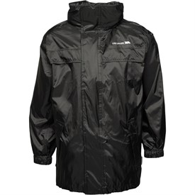 Trespass Jongens Packa Waterbestendig Jas Zwart trespass kopen in de aanbieding