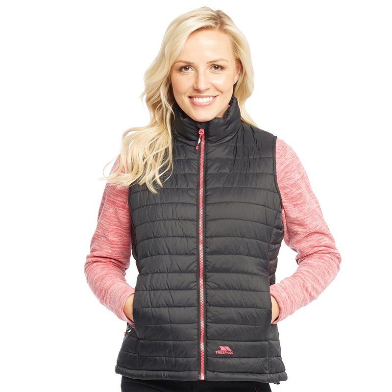 Buy Trespass Womens Mya Padded Gilet Vest Black