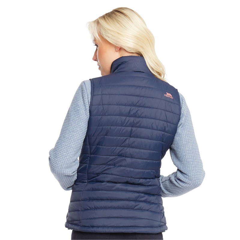 Buy Trespass Womens Mya Padded Gilet Vest Navy