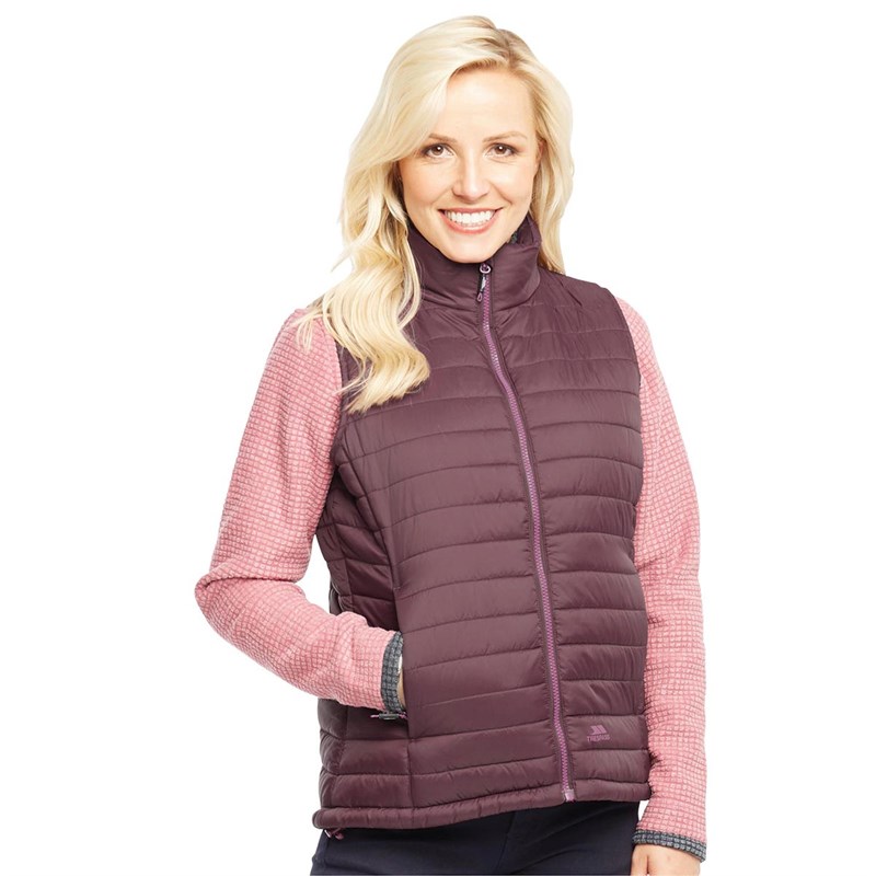 Buy Trespass Womens Mya Padded Gilet Vest Potent Purple