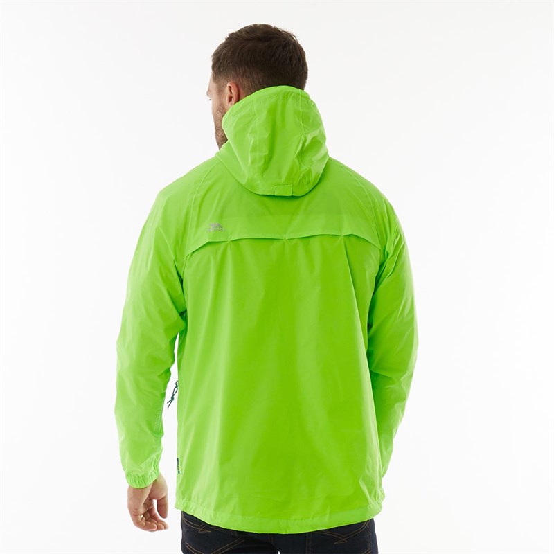 Buy Trespass Mens Qikpac Waterproof Jacket Green Gecko