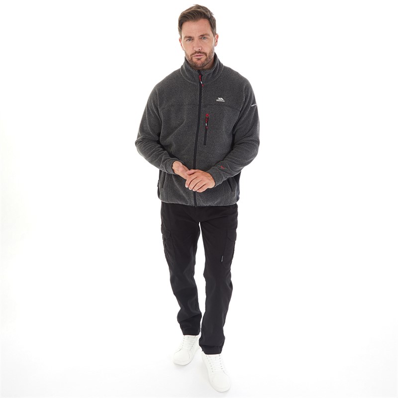 Trespass Mens Jynx Fleece Jacket Black