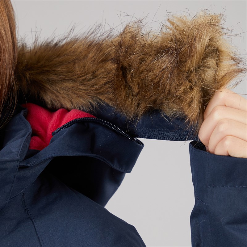 Trespass Girls Fame Insulated Waterproof Parka Navy